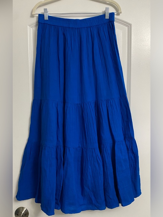 Dresses & Skirts - Royal Blue Gauze Maxi Skirt